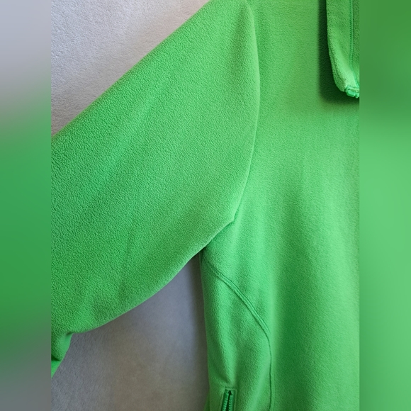 Women's Adidas Green Full Zipper Outdoor Jacket - Picture 2 of 10